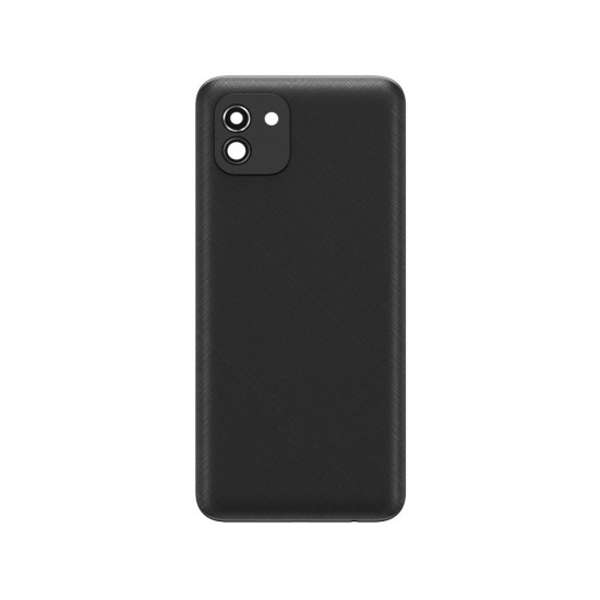 Back Cover+Camera Lens Samsung Galaxy A03/A035 Black